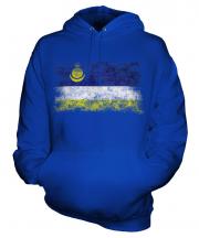 Buryatia Distressed Flag Unisex Adult Hoodie