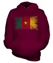 Cameroon Distressed Flag Unisex Adult Hoodie