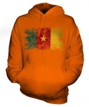 Cameroon Distressed Flag Unisex Adult Hoodie