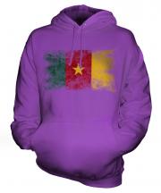 Cameroon Distressed Flag Unisex Adult Hoodie