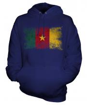 Cameroon Distressed Flag Unisex Adult Hoodie