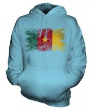 Cameroon Distressed Flag Unisex Adult Hoodie