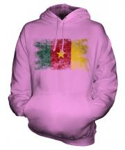 Cameroon Distressed Flag Unisex Adult Hoodie