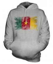 Cameroon Distressed Flag Unisex Adult Hoodie