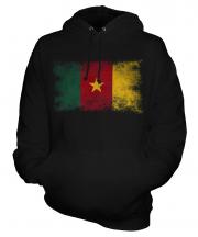 Cameroon Distressed Flag Unisex Adult Hoodie