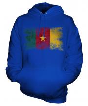 Cameroon Distressed Flag Unisex Adult Hoodie