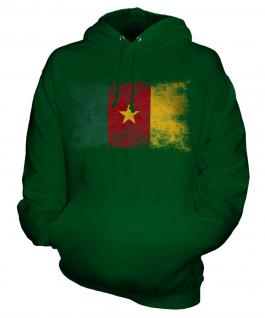 Cameroon Distressed Flag Unisex Adult Hoodie