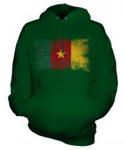Cameroon Distressed Flag Unisex Adult Hoodie