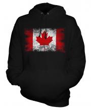Canada Distressed Flag Unisex Adult Hoodie