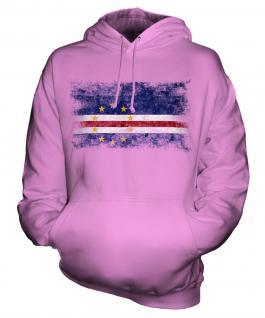 Cape Verde Distressed Flag Unisex Adult Hoodie
