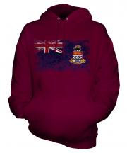 Cayman Islands Distressed Flag Unisex Adult Hoodie