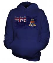 Cayman Islands Distressed Flag Unisex Adult Hoodie