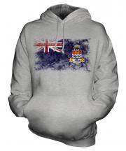 Cayman Islands Distressed Flag Unisex Adult Hoodie