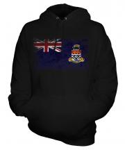 Cayman Islands Distressed Flag Unisex Adult Hoodie