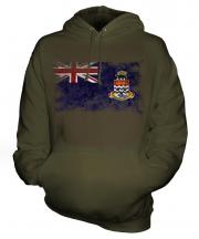 Cayman Islands Distressed Flag Unisex Adult Hoodie