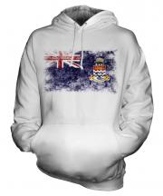 Cayman Islands Distressed Flag Unisex Adult Hoodie