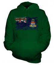 Cayman Islands Distressed Flag Unisex Adult Hoodie
