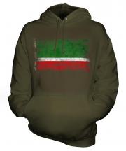 Chechen Republic Distressed Flag Unisex Adult Hoodie