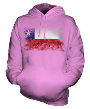 Chile Distressed Flag Unisex Adult Hoodie