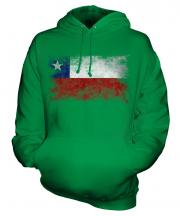 Chile Distressed Flag Unisex Adult Hoodie