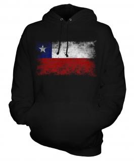 Chile Distressed Flag Unisex Adult Hoodie