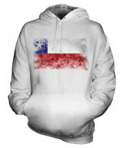 Chile Distressed Flag Unisex Adult Hoodie