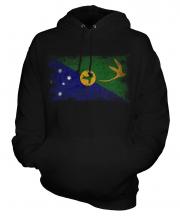 Christmas Island Distressed Flag Unisex Adult Hoodie