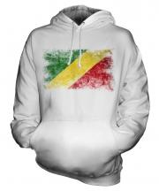 Congo Distressed Flag Unisex Adult Hoodie