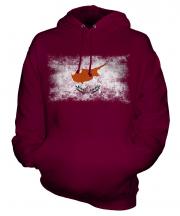 Cyprus Distressed Flag Unisex Adult Hoodie
