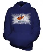 Cyprus Distressed Flag Unisex Adult Hoodie