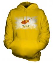 Cyprus Distressed Flag Unisex Adult Hoodie
