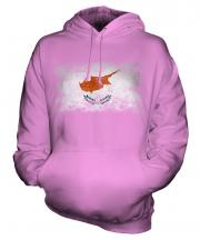 Cyprus Distressed Flag Unisex Adult Hoodie