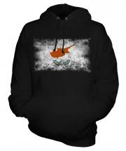 Cyprus Distressed Flag Unisex Adult Hoodie