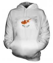 Cyprus Distressed Flag Unisex Adult Hoodie