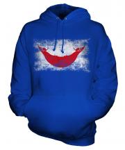 Easter Island Distressed Flag Unisex Adult Hoodie