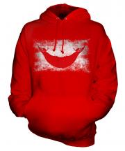 Easter Island Distressed Flag Unisex Adult Hoodie