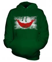 Easter Island Distressed Flag Unisex Adult Hoodie