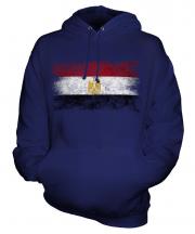 Egypt Distressed Flag Unisex Adult Hoodie
