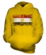 Egypt Distressed Flag Unisex Adult Hoodie