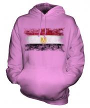 Egypt Distressed Flag Unisex Adult Hoodie