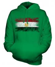 Egypt Distressed Flag Unisex Adult Hoodie