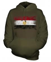 Egypt Distressed Flag Unisex Adult Hoodie