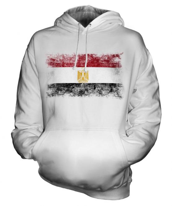 Egypt Distressed Flag Unisex Adult Hoodie