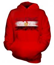 Egypt Distressed Flag Unisex Adult Hoodie