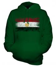 Egypt Distressed Flag Unisex Adult Hoodie