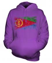 Eritrea Distressed Flag Unisex Adult Hoodie