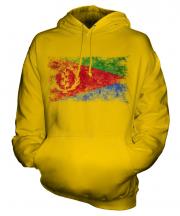 Eritrea Distressed Flag Unisex Adult Hoodie