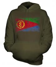 Eritrea Distressed Flag Unisex Adult Hoodie