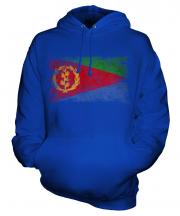 Eritrea Distressed Flag Unisex Adult Hoodie