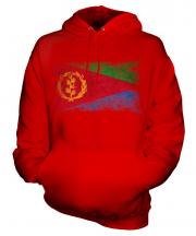 Eritrea Distressed Flag Unisex Adult Hoodie